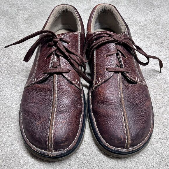 Dr. Doc Martens Ripley Leather Oxford Shoes Mens 11 Brown Split Toe Lace Up main image 12